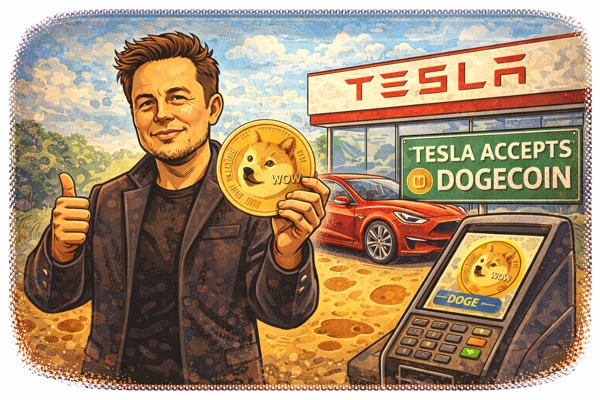 tesla dogecoin
