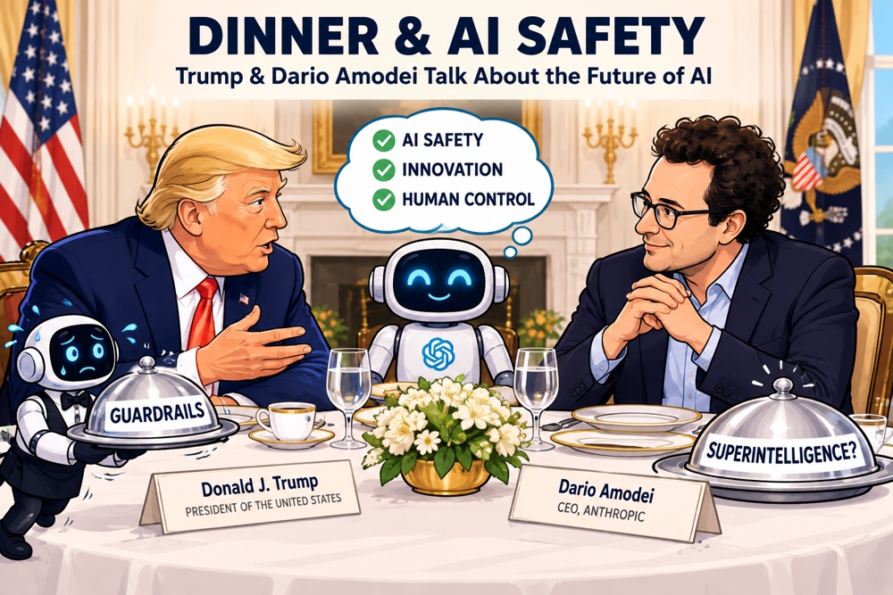 trump amodei dinner